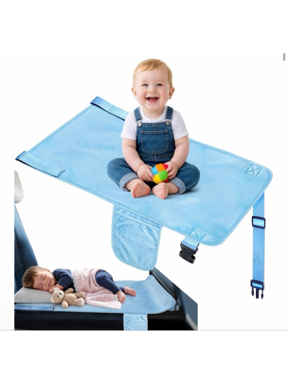 NEW Toddler Airplane Bed Travel Essentials Plane Seat Extender